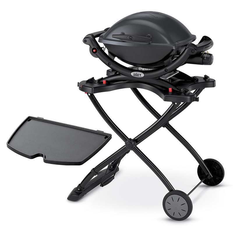 er® Baby Q® Classic (Q1000) Gas Barbecue (LPG) Cart & Hotplate Bundle